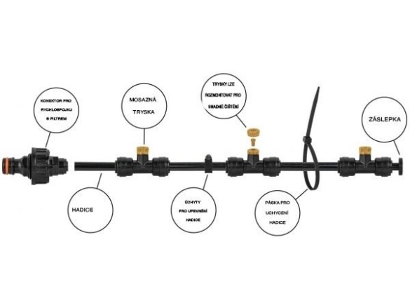 Bradas Mlhovač  ECO - osvěžovací set/ vodní mlha 8 m