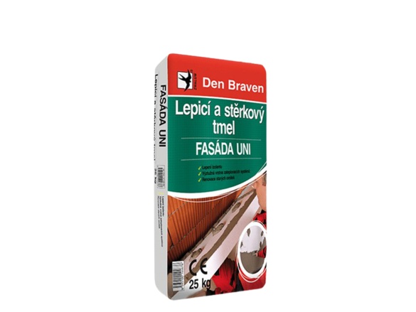 Lepiaci a štrkový tmel Den Braven Fasáda Uni