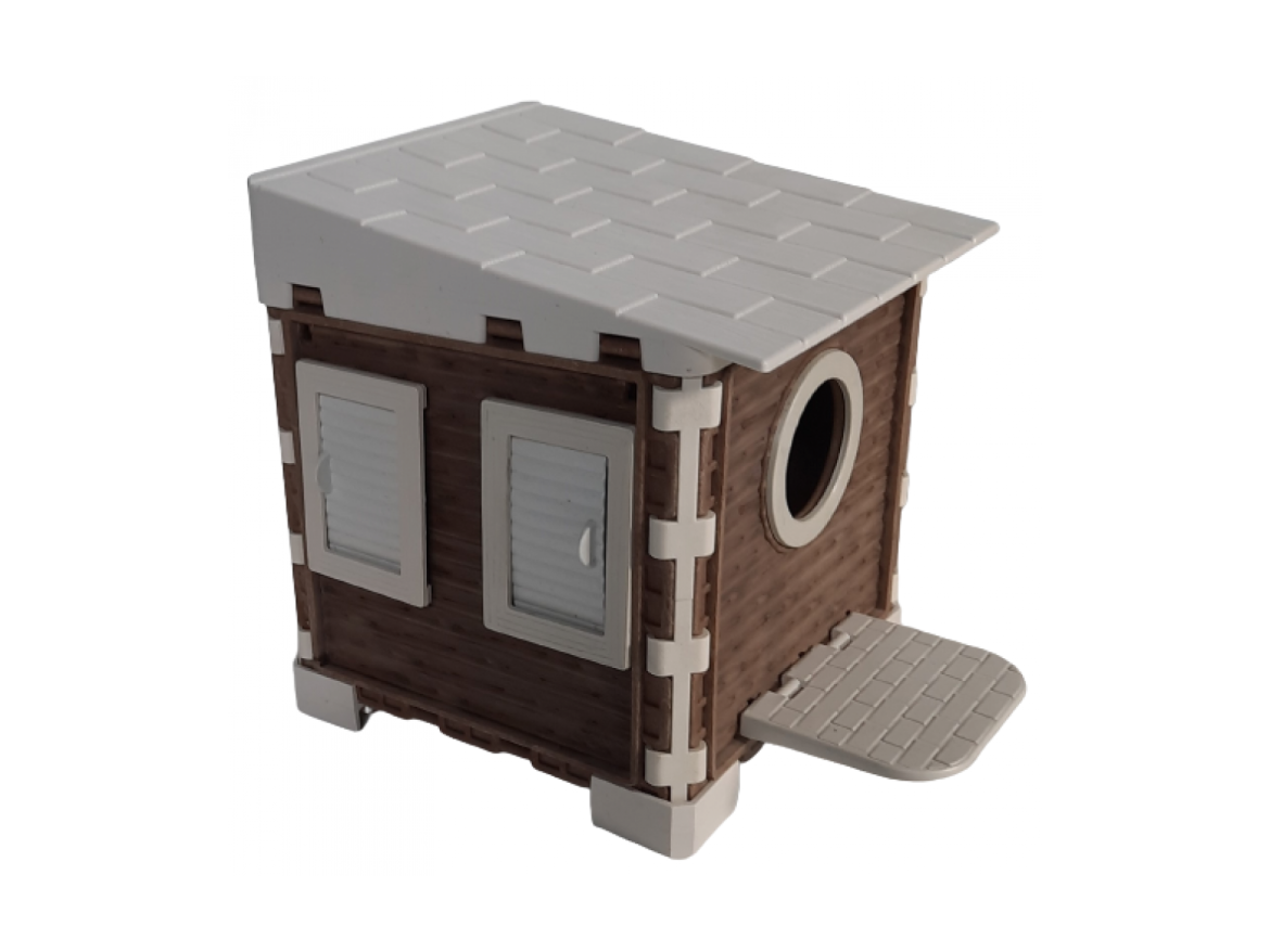 Scobax Ptačí hnízdo Leganest, 22x22x26 cm – Flexibilní domov pro ptáky i menší domácí mazlíčky