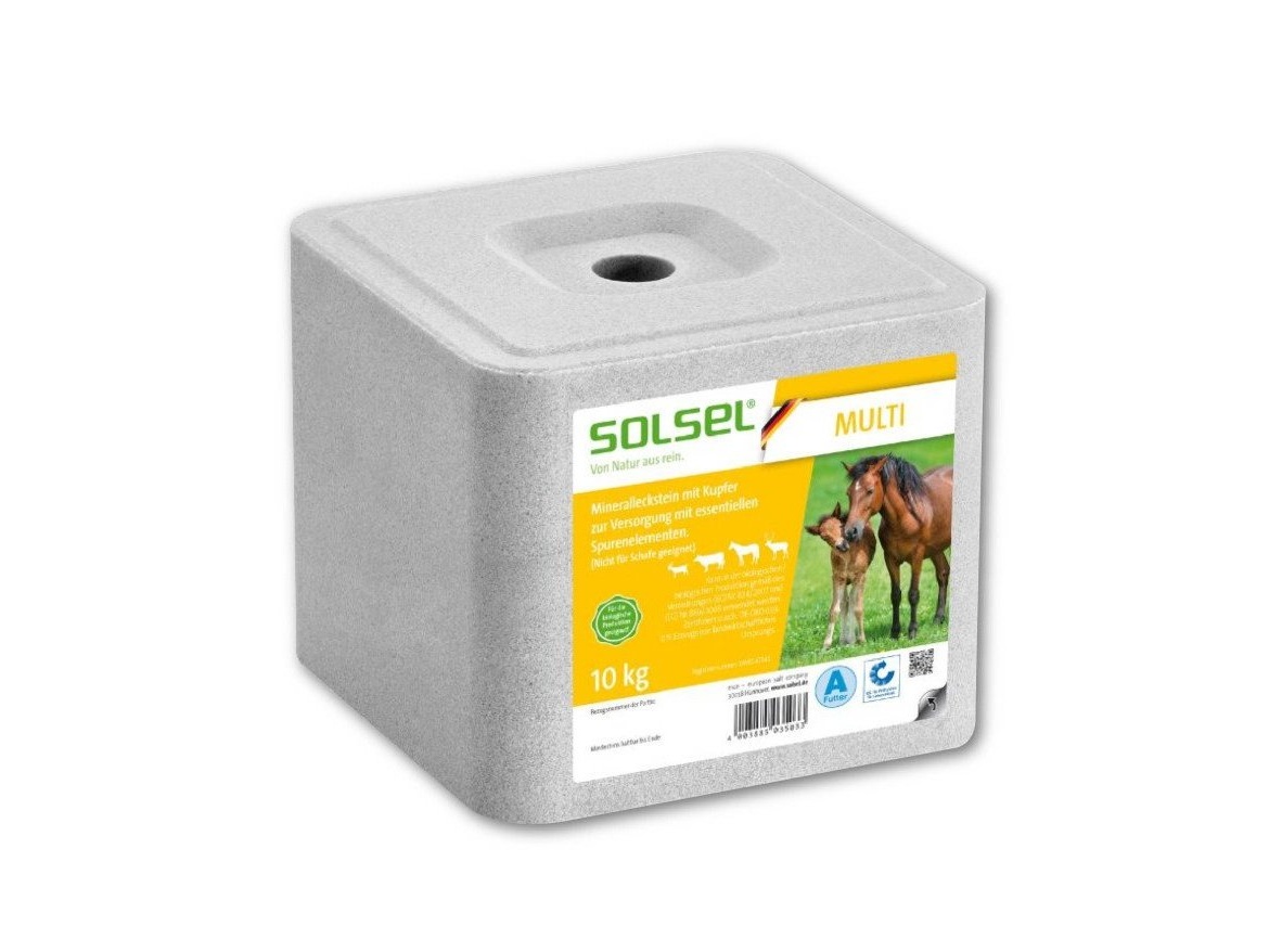 Scobax Liz minerální - pro koně, skot, prasata a divokou zvěř– 10 kg | SOLSEL MULTI