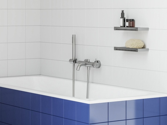 Ravak ES 022.10WV Vaňová nástenná batéria bez sprchového setu, White Velvet