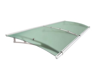 Vchodové stříšky Scobax –  Savespot Connect XL 287,4 x 142 cm strieborná / zelená