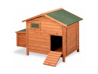 Kurníky –  Scobax Dřevěný kurník a husník MOSKVA MINI, 1115x900x990 mm