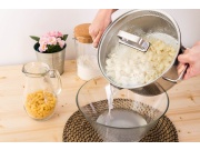 G21 Hrnec  Gourmet Magic s cedníkem 28 cm s poklicí nerez