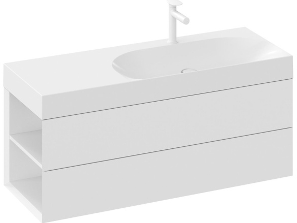 Ravak Umyvadlo Lite 120/80 L, s otvorem pro baterii, bez přepadu