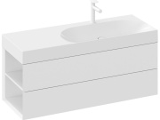 Ravak Umývadlo Lite 120/80 L, s otvorom pre batériu, bez prepadu