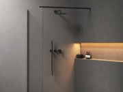 Ravak SG 065.20BLM.O2.+S Podomítková baterie 2-cestná s tělesem, se sprchovým setem, černá matná