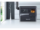 Abc Sporák na tuhá paliva Concept 2 Air 12kW INOX - levá