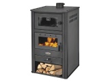 Blist Krbová kamna Blist BRM - 14 kW s troubou na pečení - Antracit + příslušenství