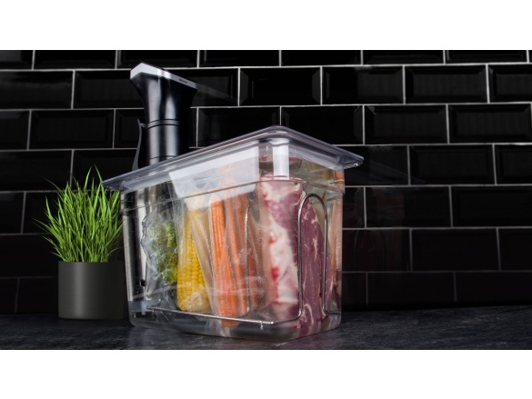 G21 Příslušenství  stojan do Sous Vide kontejneru, držák sáčků