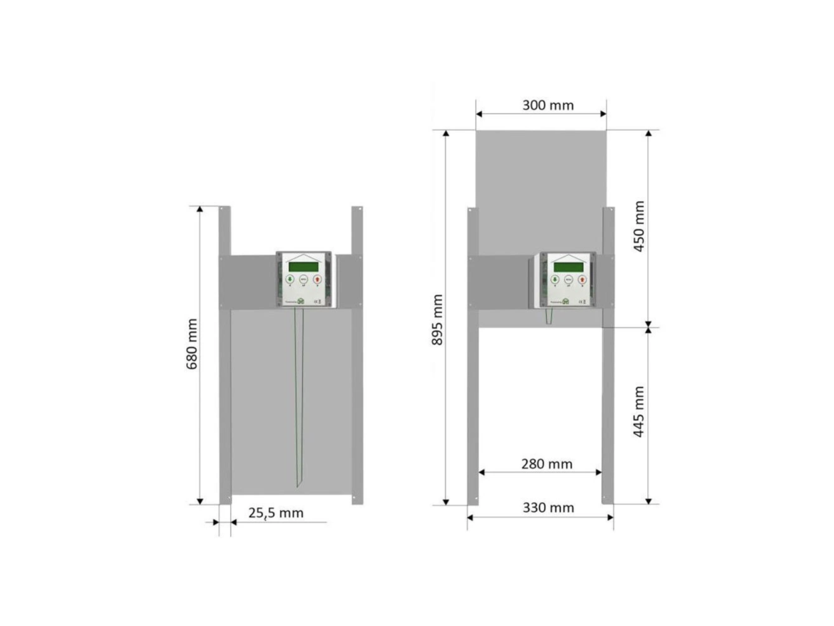 Scobax Komplet automatického otevírání a zavírání kurníku JOSTechnik HK-Bat 30x45 R