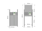 Scobax Komplet automatického otevírání a zavírání kurníku JOSTechnik HK-Bat 30x45 R