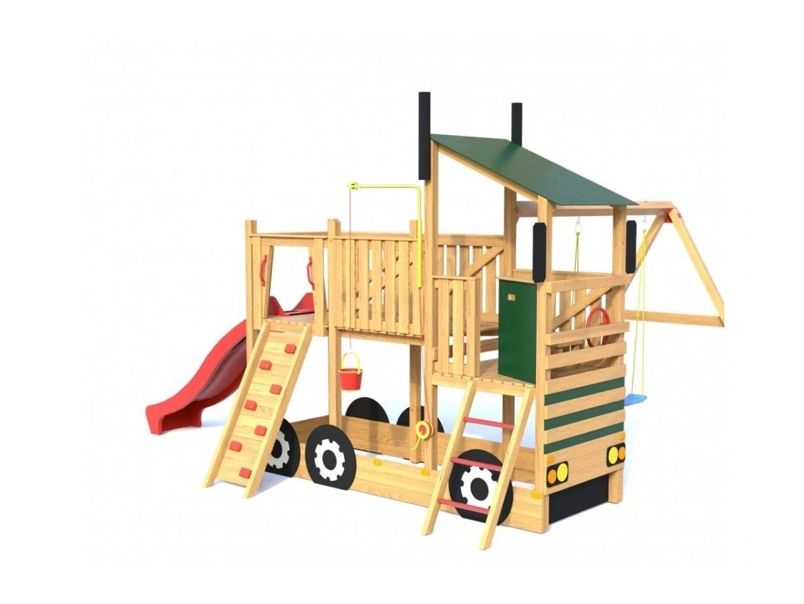 Gyermekeknek játszótér a kertben Česká Manufaktura Driver