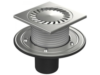 Technická sanita –  Chuděj PVSU 75 (univerzální) 150 x 150 mm, oceľ, Sun, K3, ano