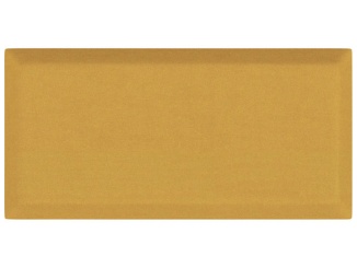 Čalouněné panely – Riwiera Rectangle 60x30 cm tmavě žlutá
