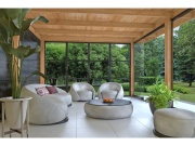 Tuindeco Nijverdal DIY Flat Roof black impregnated