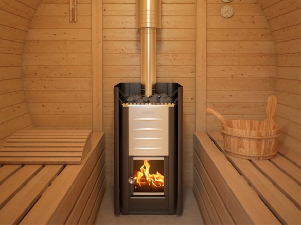 Fatüzelésű szauna kályhák Sentiotec S2