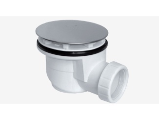 Sifony a příslušenství – Lansanit Vaničkový sifon 90, odpad 40 mm, chrom, LITEX-SIFON-90S