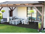 G21 WPC dlaždice  Palmyra, Eben, balení 1 m2