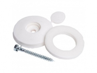 Accessories – Covernit Upevňovací terčík pro komůrkové desky bílý