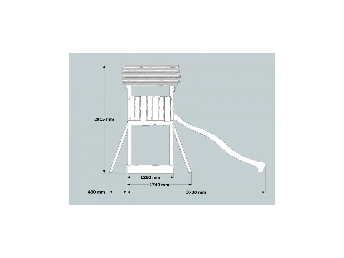 Gyermekeknek játszótér a kertben Česká Manufaktura Bimbo