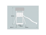 Gyermekeknek játszótér a kertben Česká Manufaktura Bimbo