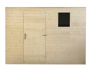 Okno zahradního domku Bohemit