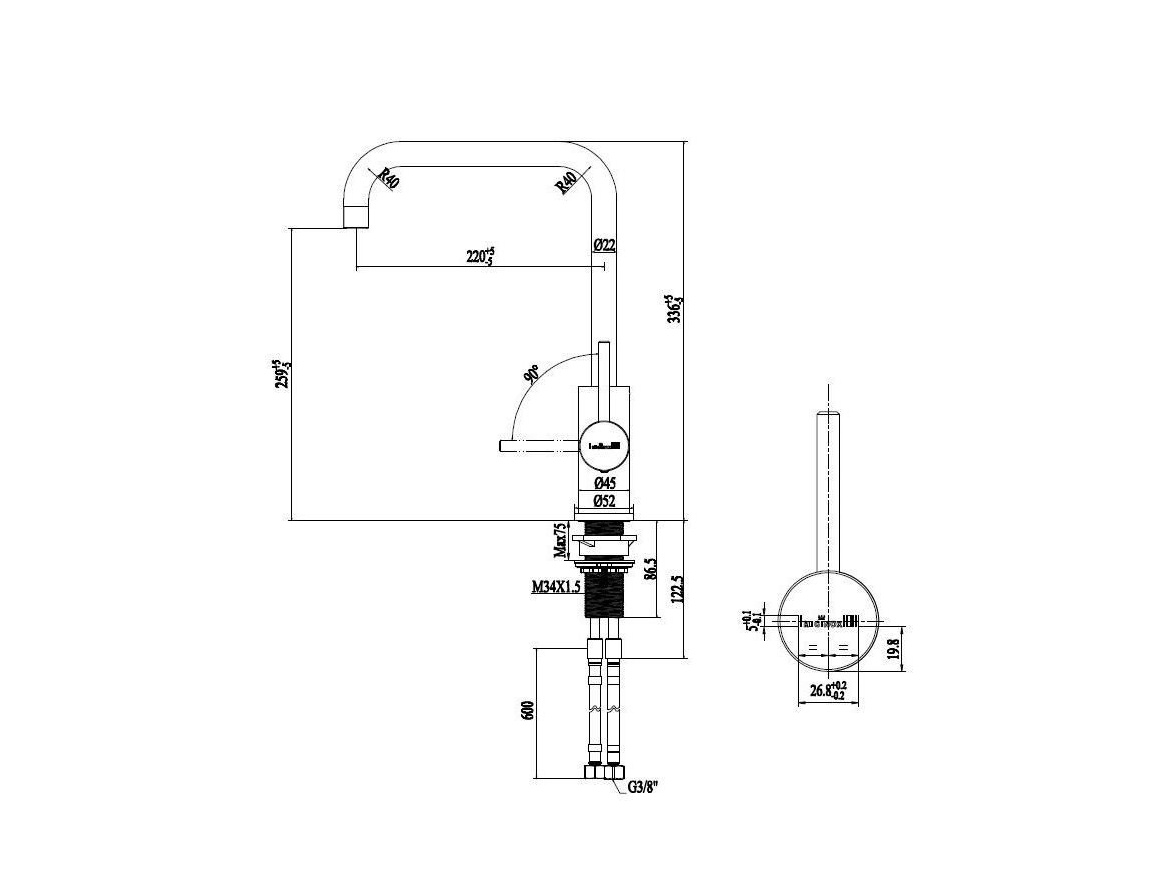 Kuchyňské dřezy Reginox SET Miami 500 Gold + baterie Crystal + příslušenství