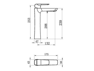 Csaptelepek –  Novaservis Umyvadlová baterie Nobless Tina, chrom, stojánková, s výpustí,  38503,0