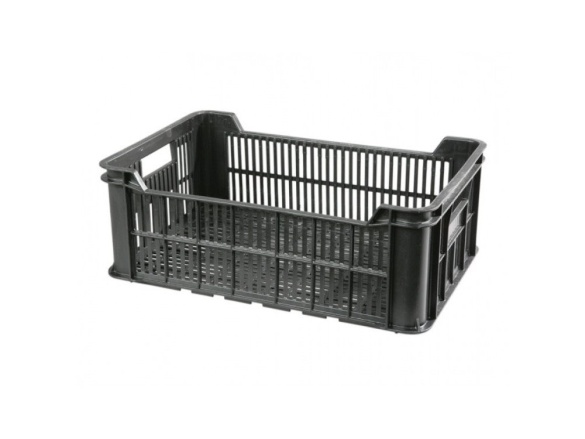 Scobax Přepravka manipulační, černá - 15 kg