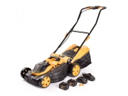 Akumulátorová sekačka 2x20 V + 2x 4 Ah baterie + 2x nabíječka 2,4 A Riwall PRO RALM 3820 SET