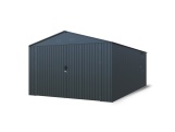 Kovová garáž 3,8 x 6 m so sedlovou strechou Antracit Riwall PRO RMCG 20x13 Anthracite