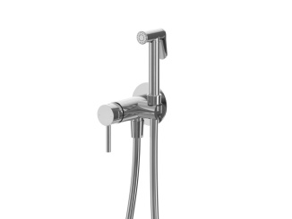 Bidék –  Ravak BM 057.20BLM+S Podomítková bidetová baterie s tělesem, se setem, černá matná