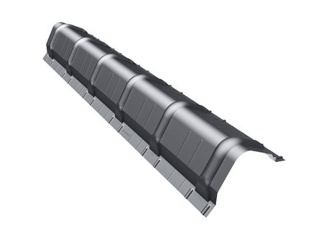 Příslušenství pro Zakončení hřebenáče rovné Budmat ZP-TOP RAL 9005 | černá