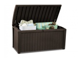 Keter Zahradní úložný box Keter Borneo 416 L - 129,5 x 70 x 62,5 cm - hnědý