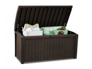 Keter Zahradní úložný box Keter Borneo 416 L - 129,5 x 70 x 62,5 cm - hnědý