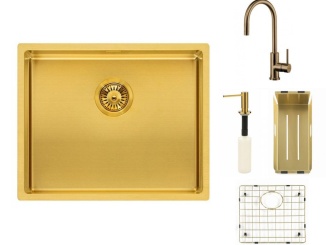 Reginox konyhai mosogatók –  Reginox SET Miami 500 Gold + baterie Cano + příslušenství