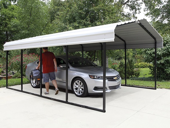 Prístrešok na auto Arrow Přístřešek na auto Eggshell