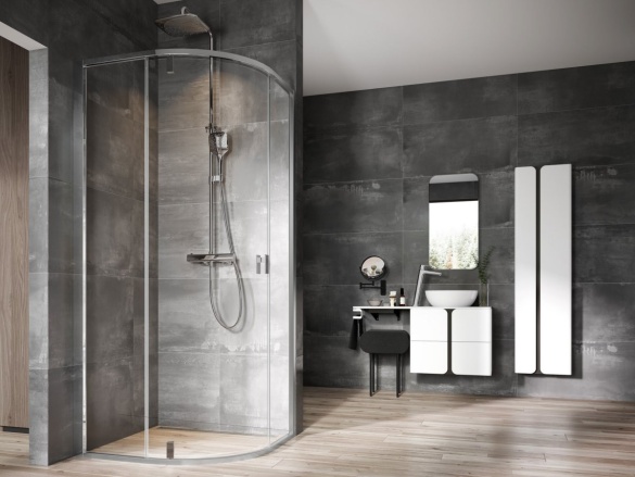 Ravak NSKK3 90x90, lesk+transparent