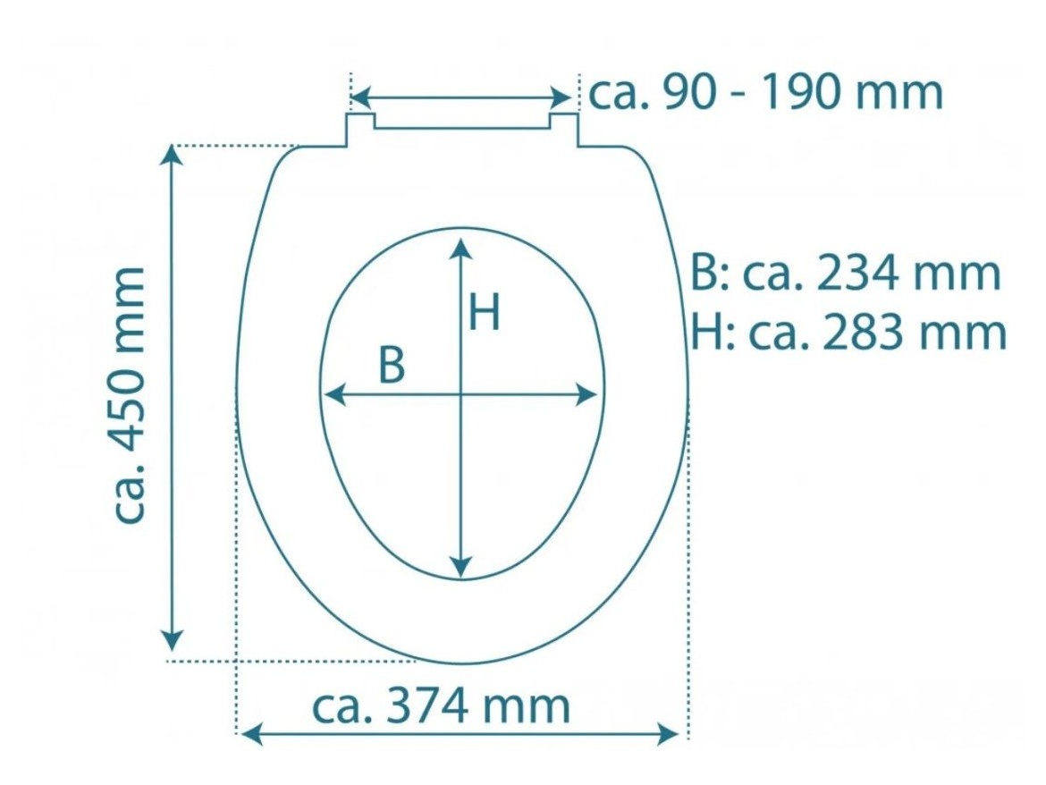WC sedátka, záchodová prkna Schütte RAINDROP | Duroplast HG, Soft Close