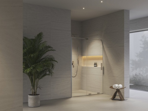 Ravak RODP2 120, čierna+transparent