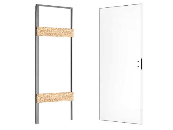 Skryté zárubne Ermetika XREVERx Standard (s dveřmi)