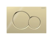 Geberit Ovládací tlačítko Sigma01 mosaz, kulatá tlačítka,  115.770.DT.5