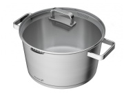 G21 Hrnec  Gourmet Magic s cedníkem 28 cm s poklicí nerez