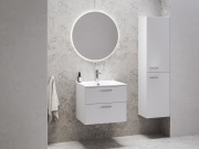 Ravak SD Chrome II 70 skříňka pod umyvadlo bílá, madla černá