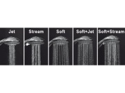 Ravak 952.00CR Ručná sprcha, 5 funkcií, chróm