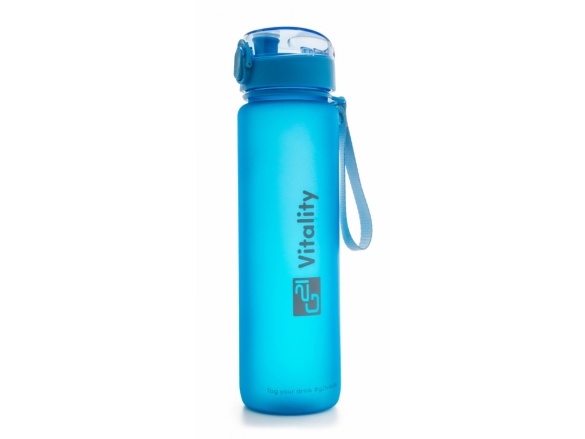 G21 Láhev  na pití, 1000 ml, modrá-zmrzlá