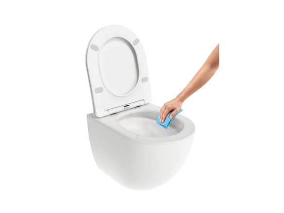 Ravak WC Chrome AquaSpin set, závesné, biela