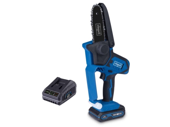 20 V IXES aku prořezávací pila + 1x 2Ah baterie + nabíječka Scheppach C-PS100-X-SET