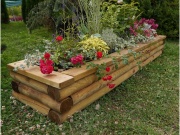 Scobax Vyvýšený záhon Log Cabin